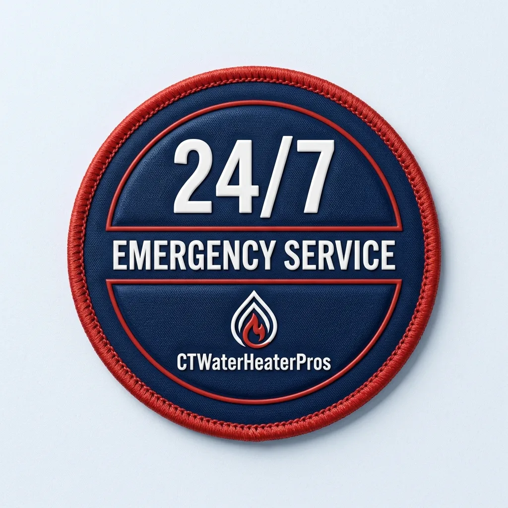 24/7 emergency service badge