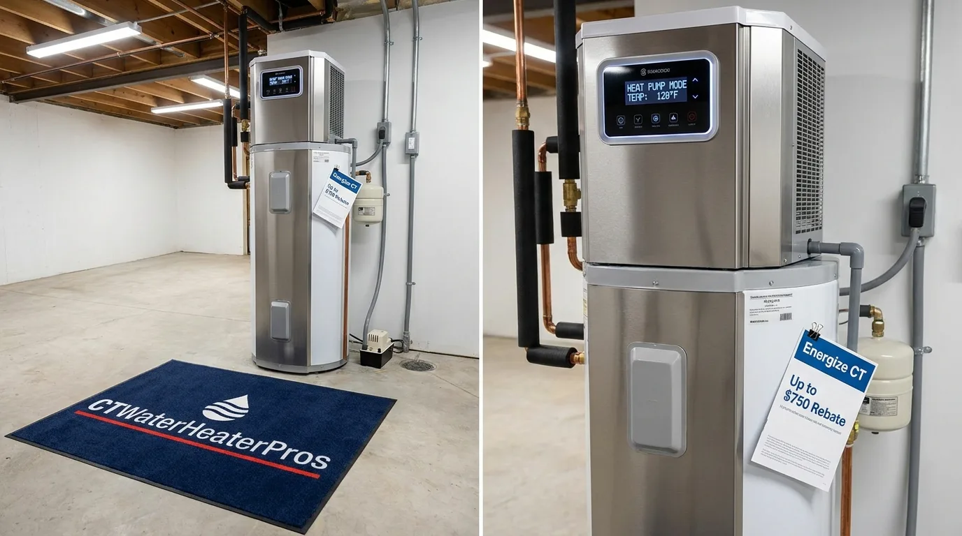Water heater installation in Windsor